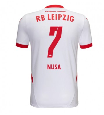 RB Leipzig Antonio Nusa #7 Hemmatröja 2024-25 Kortärmad